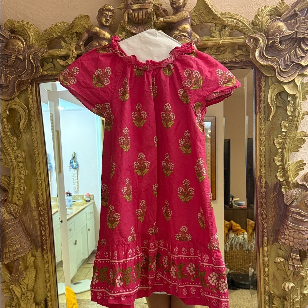 Mini Boden Pink Floral Kids Dress